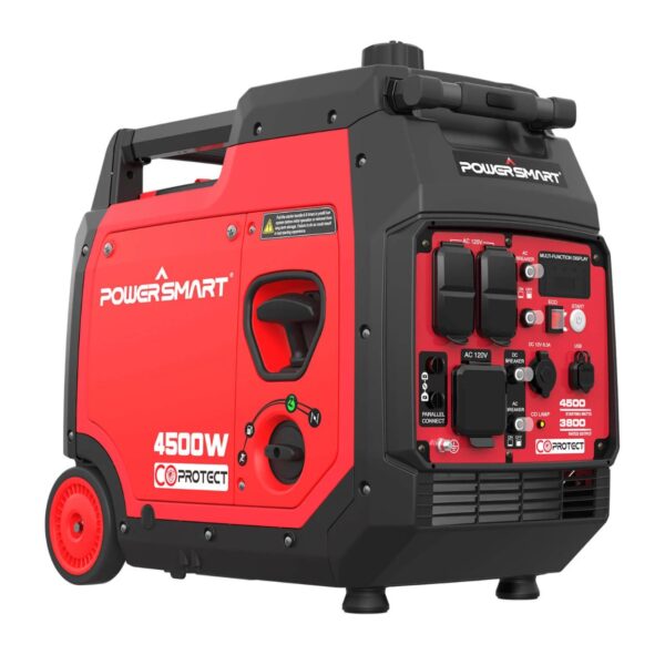 GENERADOR A GASOLINA CON ARRANQUE ELECTRICO – INVERTER – 4500 W / 3900 W – 7 HORAS DE OPERACIÓN